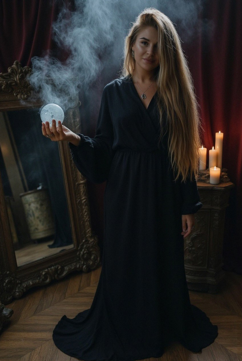 AI-фотосессия в образе ведьмы. Фотосессии с помощью нейросетей от профессиональных фотографов и стилистов | Проект «AI-Photographer»