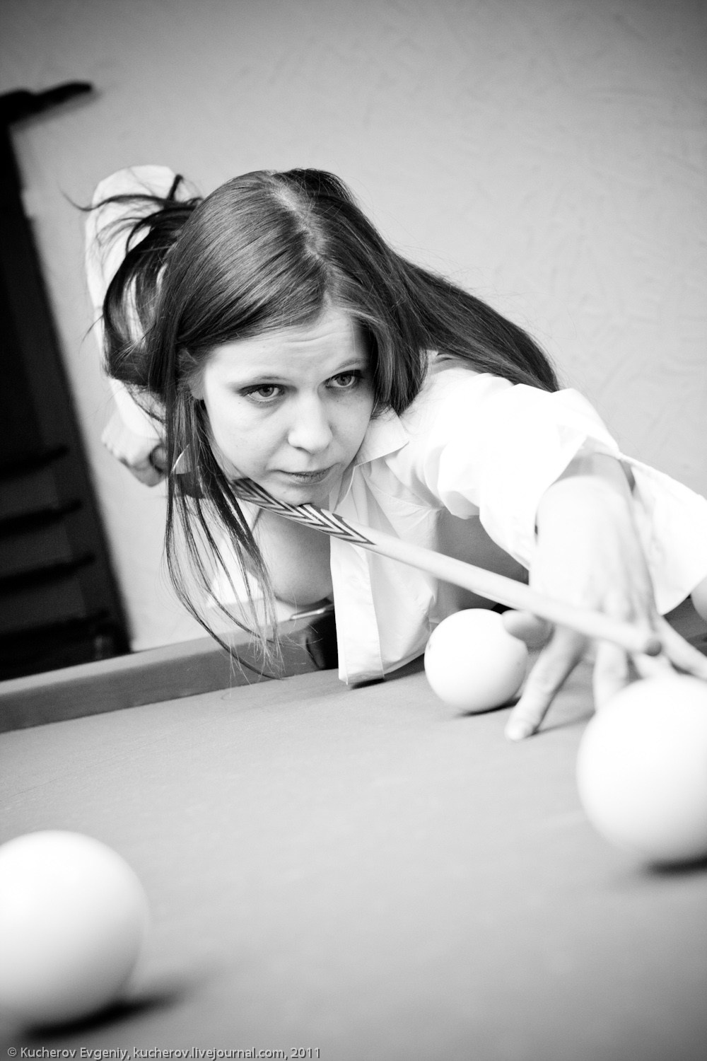 Елена. Бильярд. Кучеров Евгений. Фотограф
