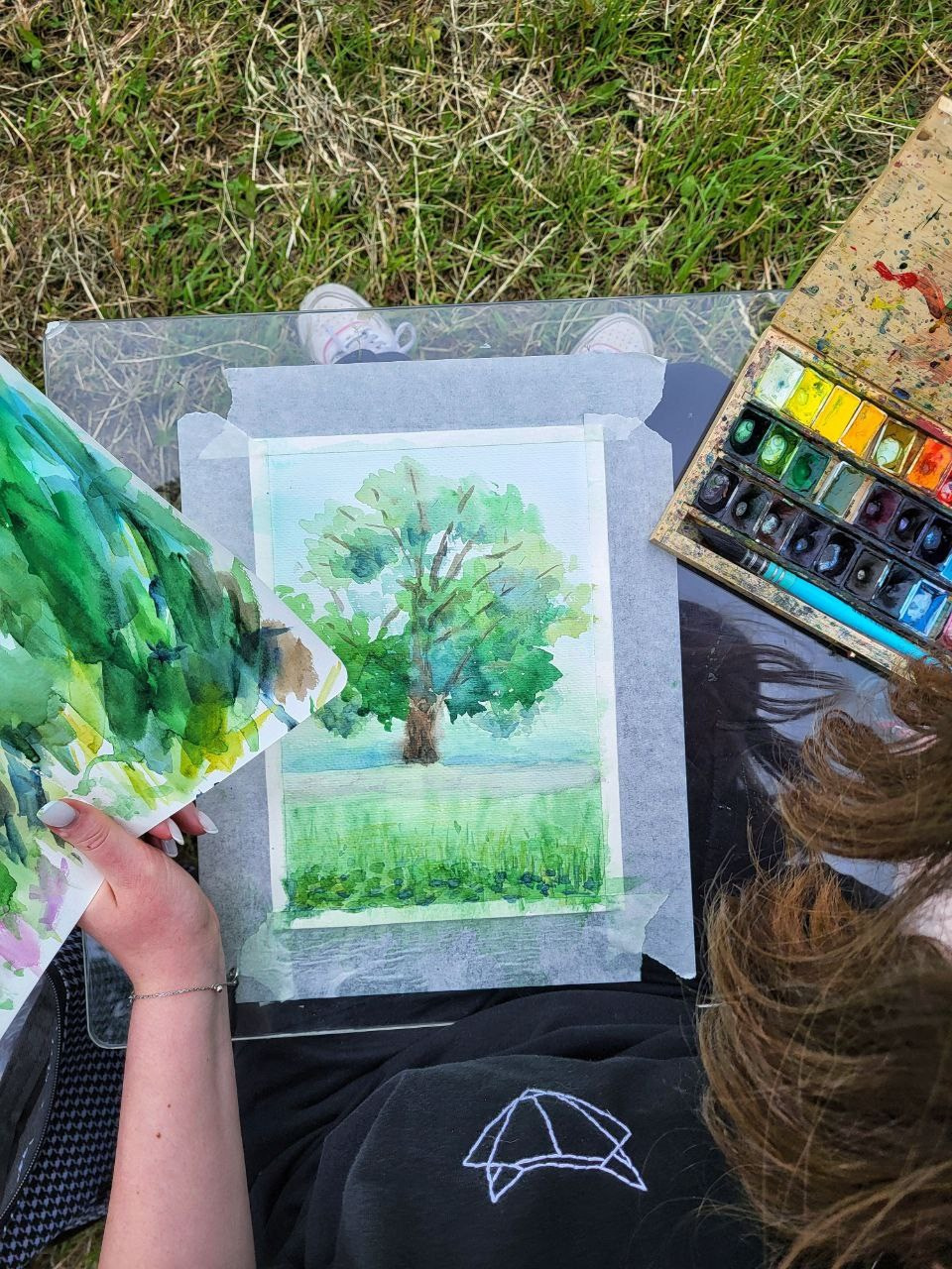 Пленэры в Бутовском парке. Изостудия «Мы рисуем!» ♥ Южное Бутово, Москва