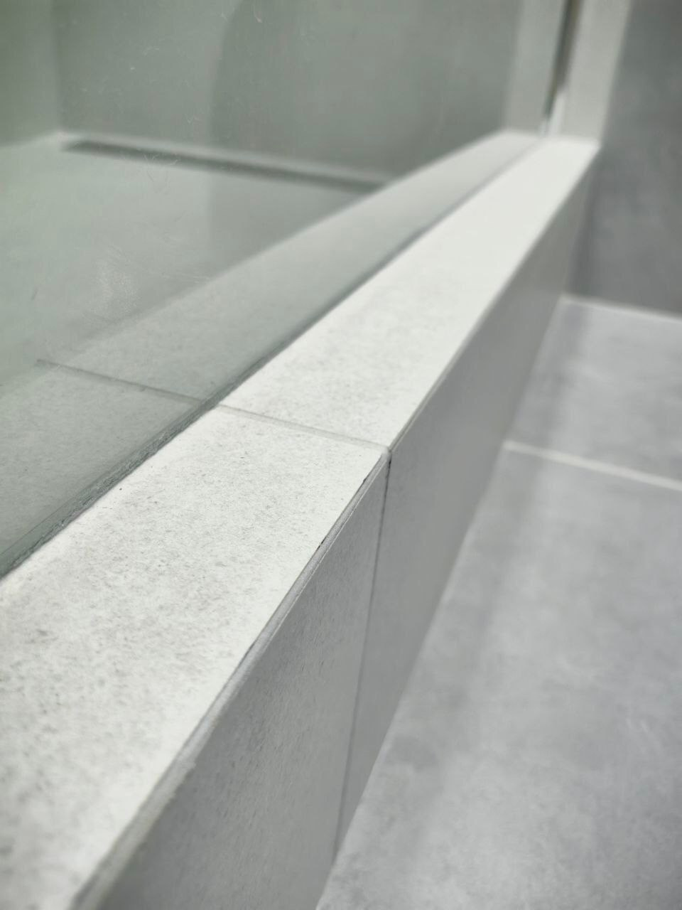 Ванная комната (ул. Сибгата Хакима д. 40). Ремонт санузла, туалета, ванной под ключ в Казани. Укладка плитки