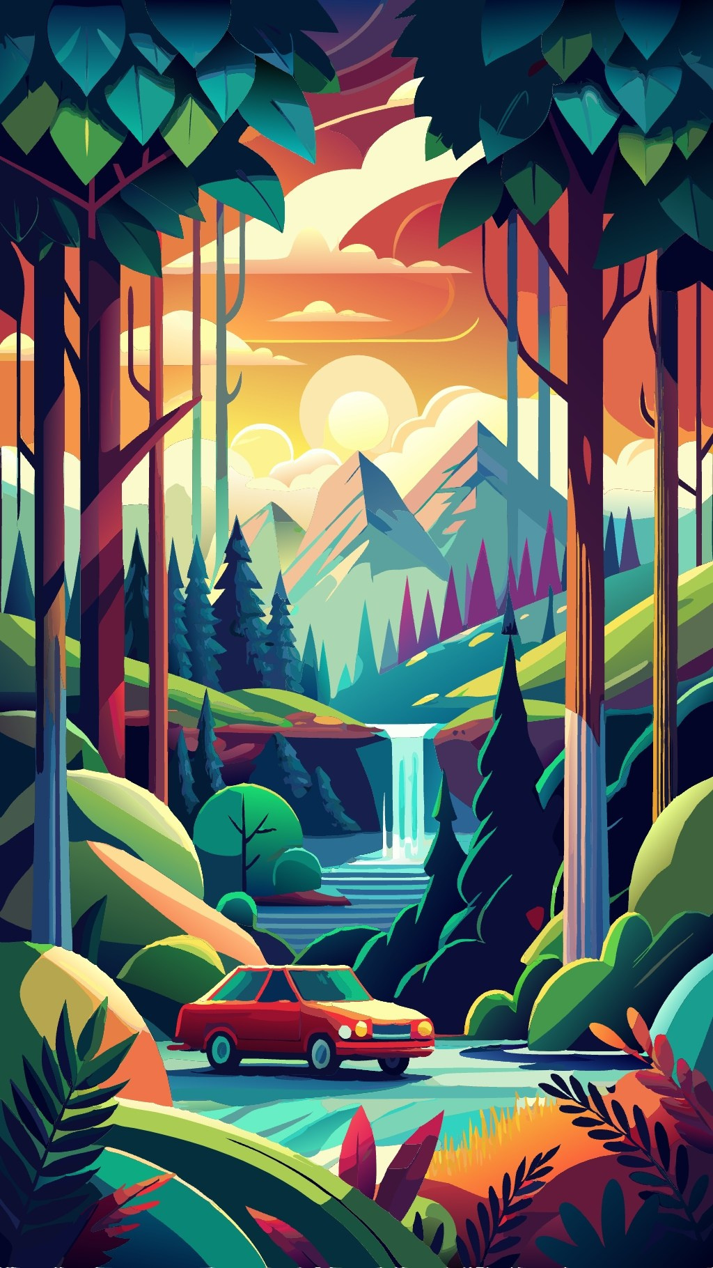 Иллюстрации совместно с ИИ. Grom Design