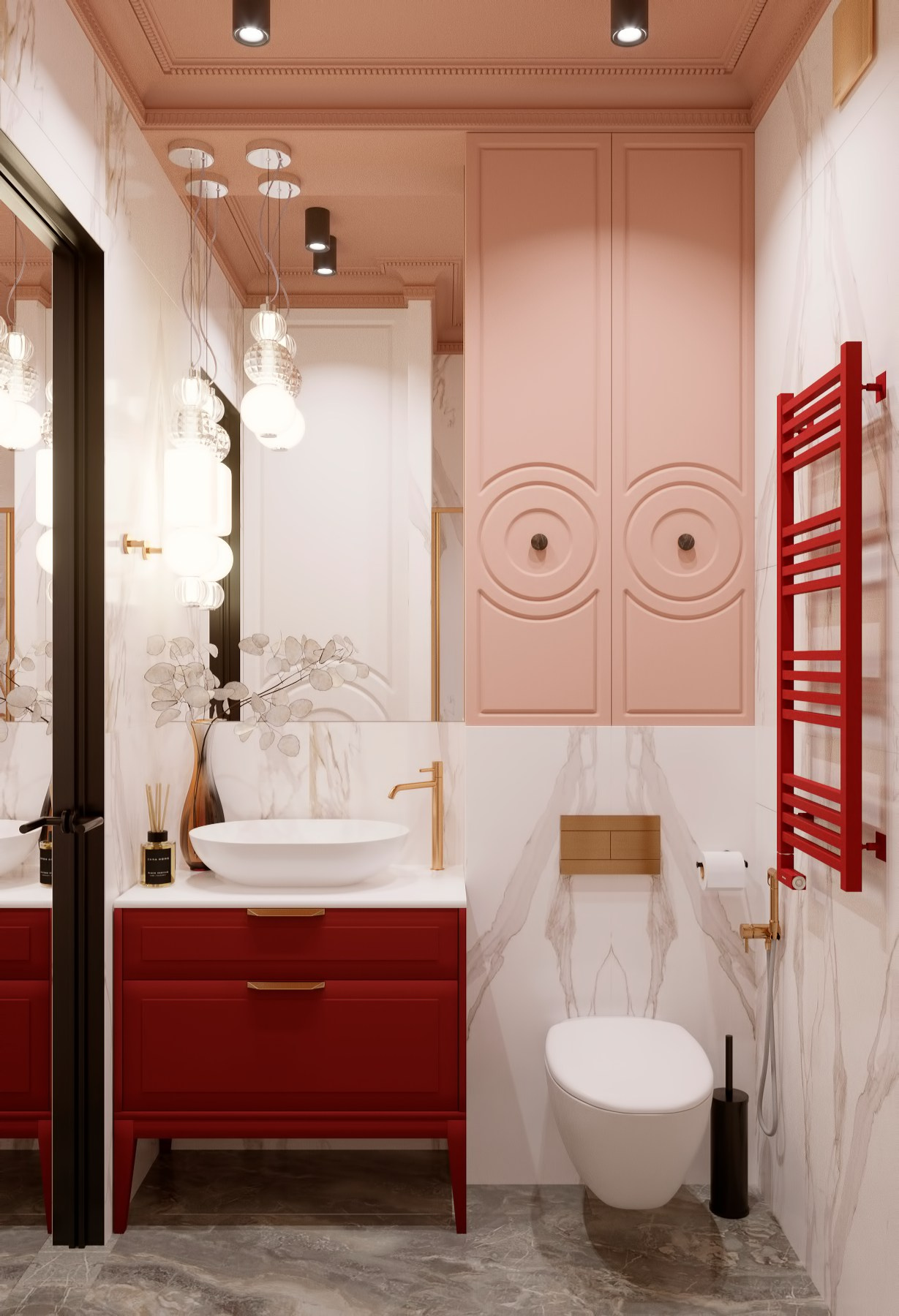 Малышка-студия 27 кв. м. для девушки в Москве. Дизайнер интерьера Троилова Арина