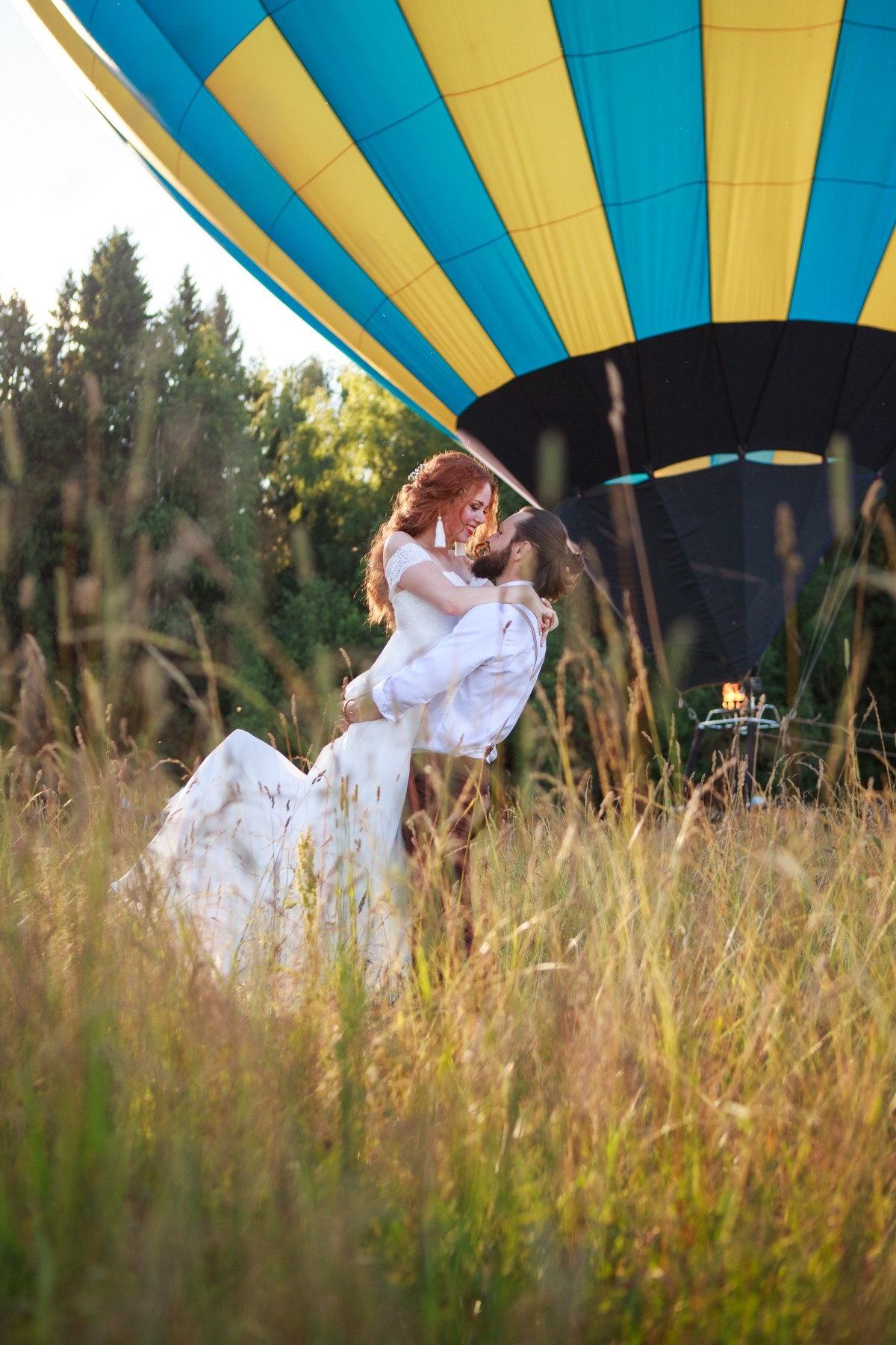 На большом воздушном шаре. Семейный и детский фотограф в Москве Мария Быкова