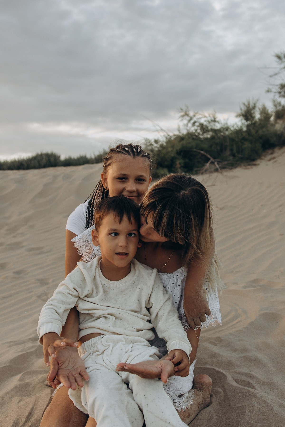 Наташа, Степан, Вика и Максим — на память о синем море и теплом песке. Семейный фотограф Новороссийск, Анапа, Геленджик — Юлия Давыдова