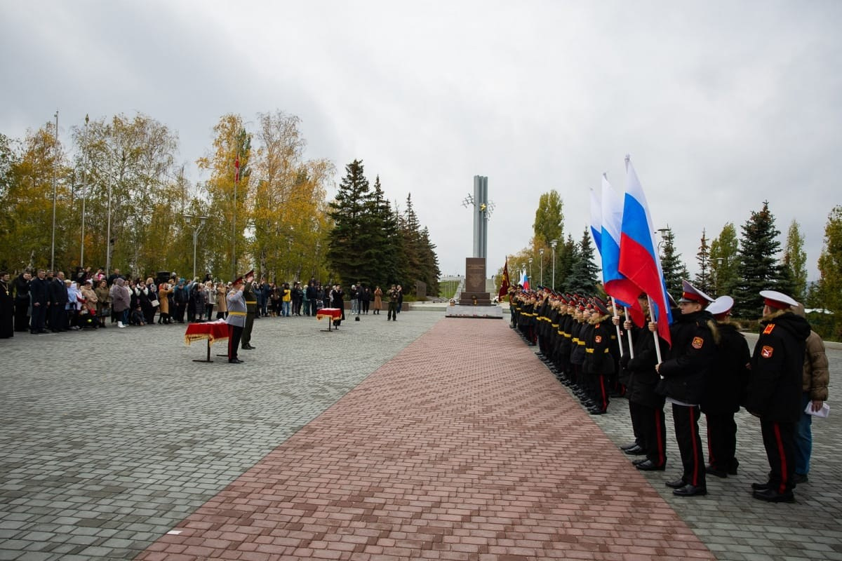 Священник поздравил кадетов с принятием Присяги. Саратовское Северо-Западное благочиние