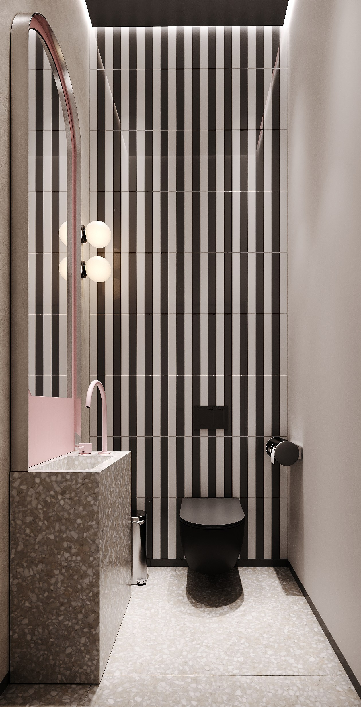 Ponch cafe. Визуализация интерьера Corsa Render