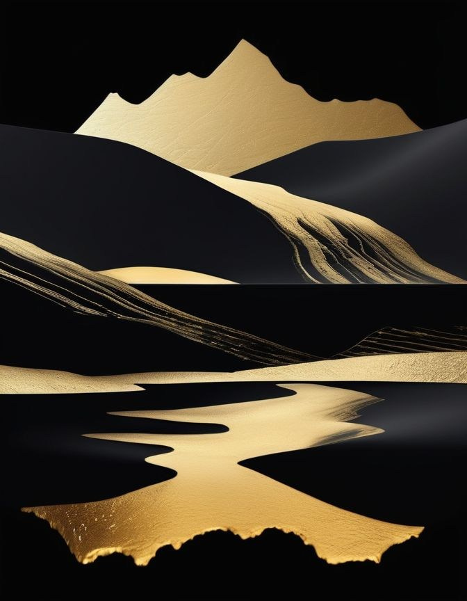 ИНТЕРЬЕРНЫЕ КАРТИНЫ С ЗОЛОЧЕНИЕМ ПОТАЛЬЮ. Творческая лаборатория