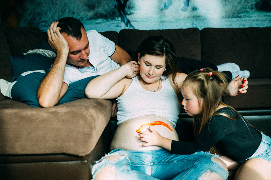 В ожидании Ванюши. Семейный фотограф в Перми Ольга Гилева. Выпускные альбомы