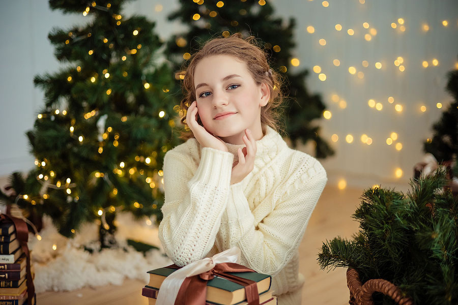 Новогодний серпантин. Семейный фотограф в Перми Ольга Гилева. Выпускные альбомы