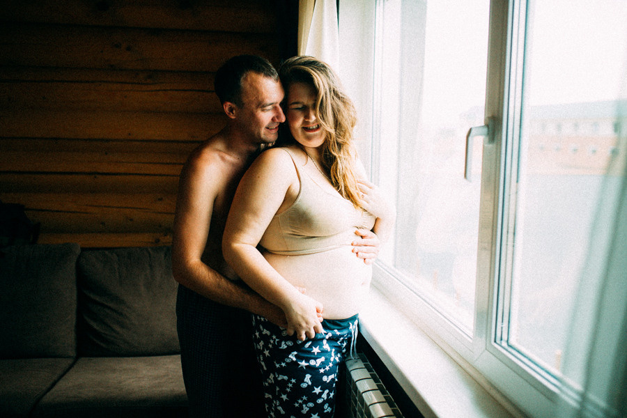 В ожидании Ванюши. Семейный фотограф в Перми Ольга Гилева. Выпускные альбомы