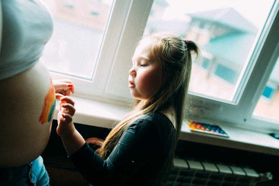 В ожидании Ванюши. Семейный фотограф в Перми Ольга Гилева. Выпускные альбомы