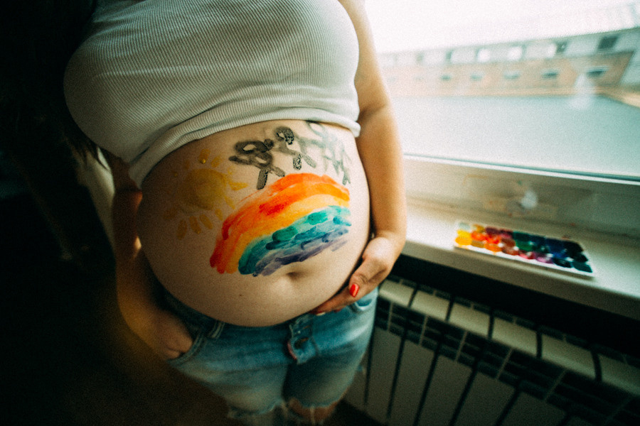 В ожидании Ванюши. Семейный фотограф в Перми Ольга Гилева. Выпускные альбомы