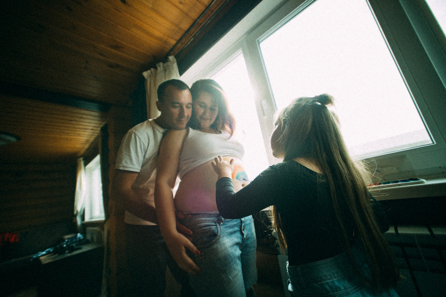 В ожидании Ванюши. Семейный фотограф в Перми Ольга Гилева. Выпускные альбомы