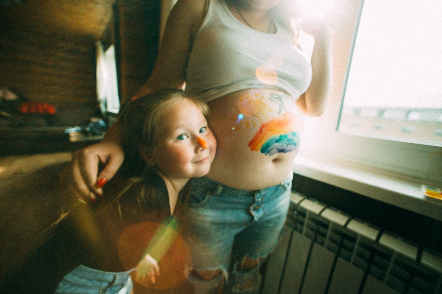 В ожидании Ванюши. Семейный фотограф в Перми Ольга Гилева. Выпускные альбомы