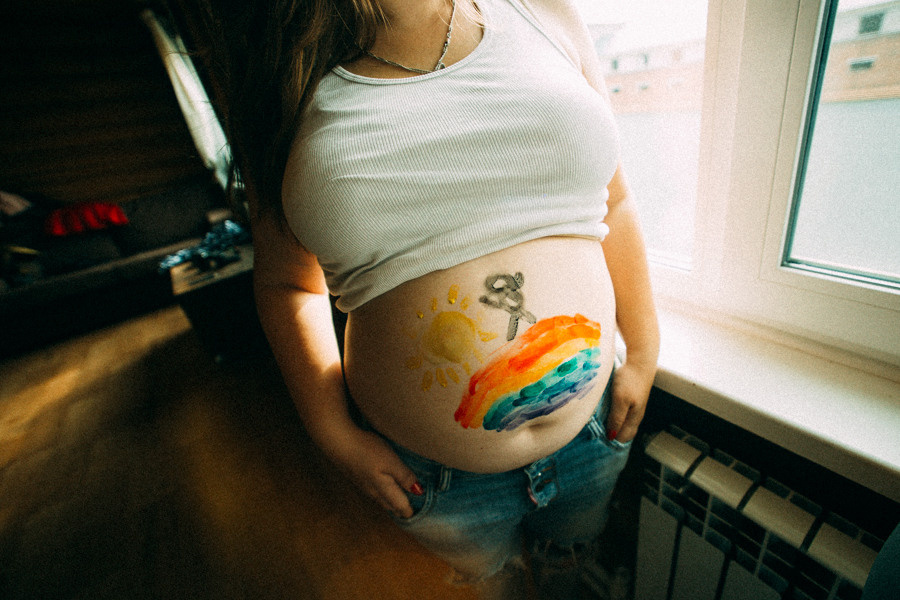 В ожидании Ванюши. Семейный фотограф в Перми Ольга Гилева. Выпускные альбомы