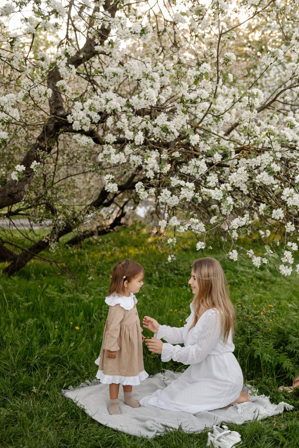 Фотосессия в яблонях. Свадебный и семейный фотограф в Санкт-Петербурге Елена Худякова