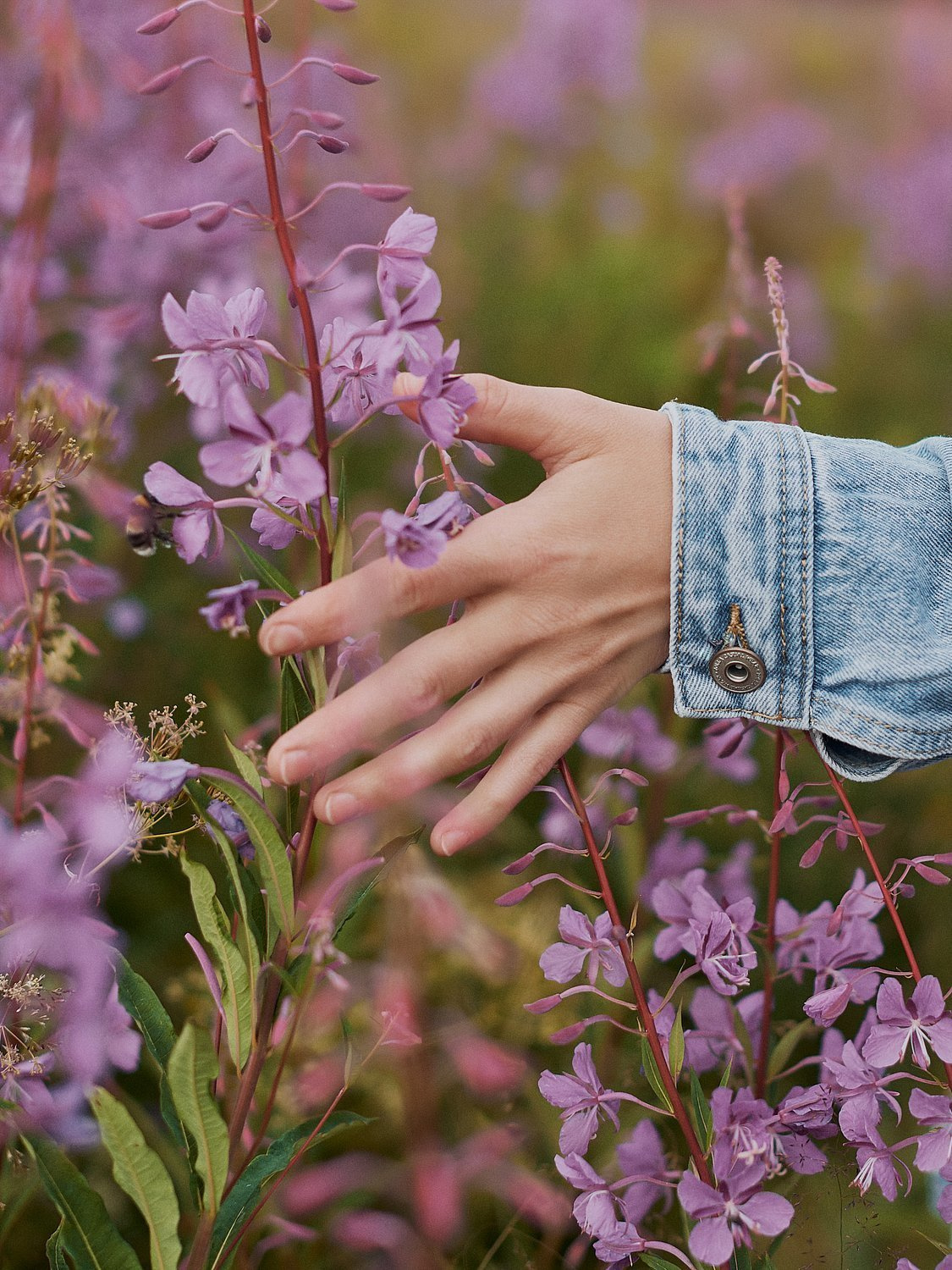 Ольга в Иван-чае. Фотограф для людей и брендов в Санкт-Петербурге