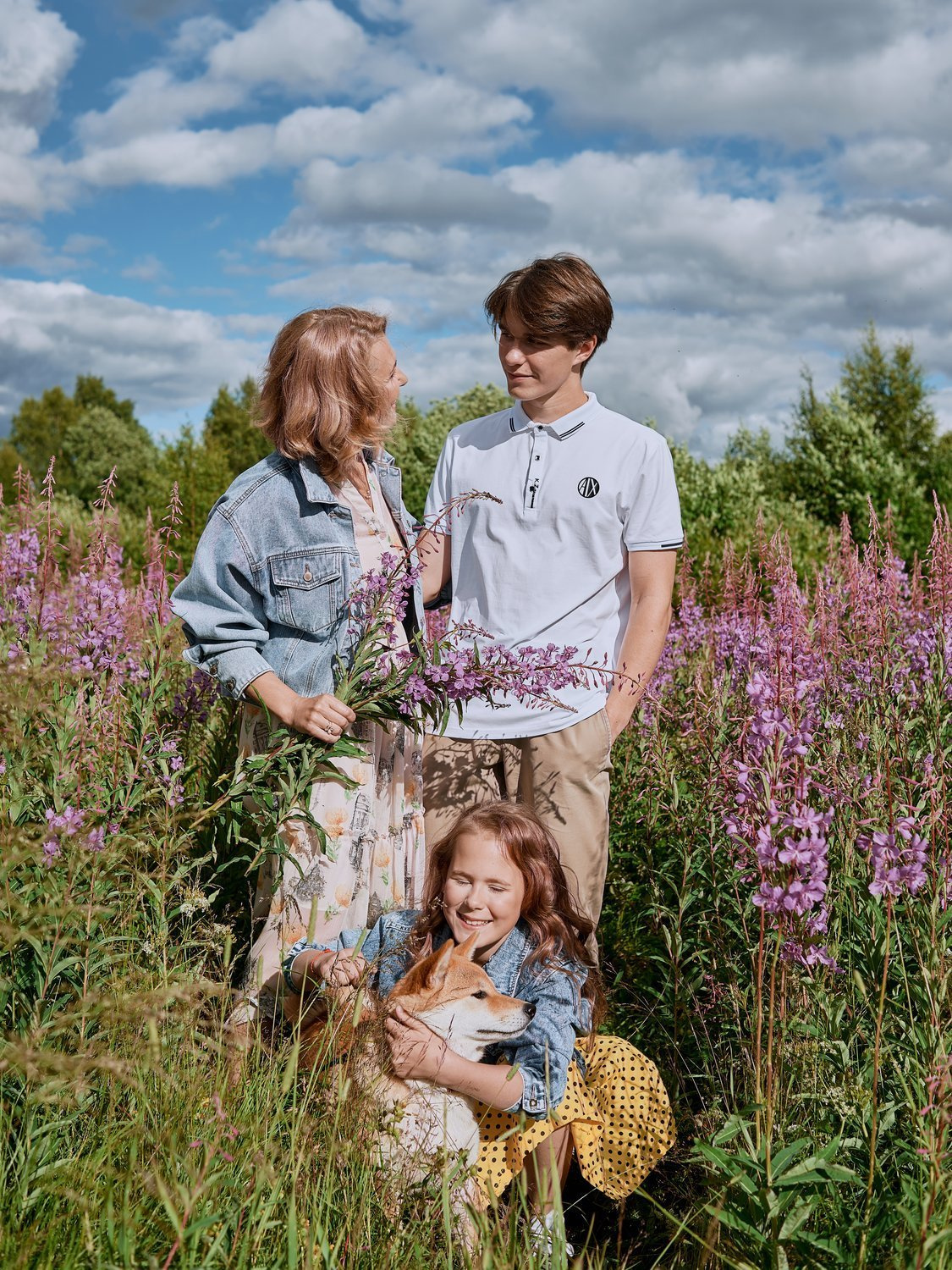 Семейная прогулка с Ами. Портретный фотограф в Санкт-Петербурге