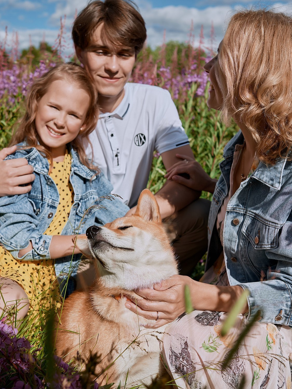 Семейная прогулка с Ами. Портретный фотограф в Санкт-Петербурге