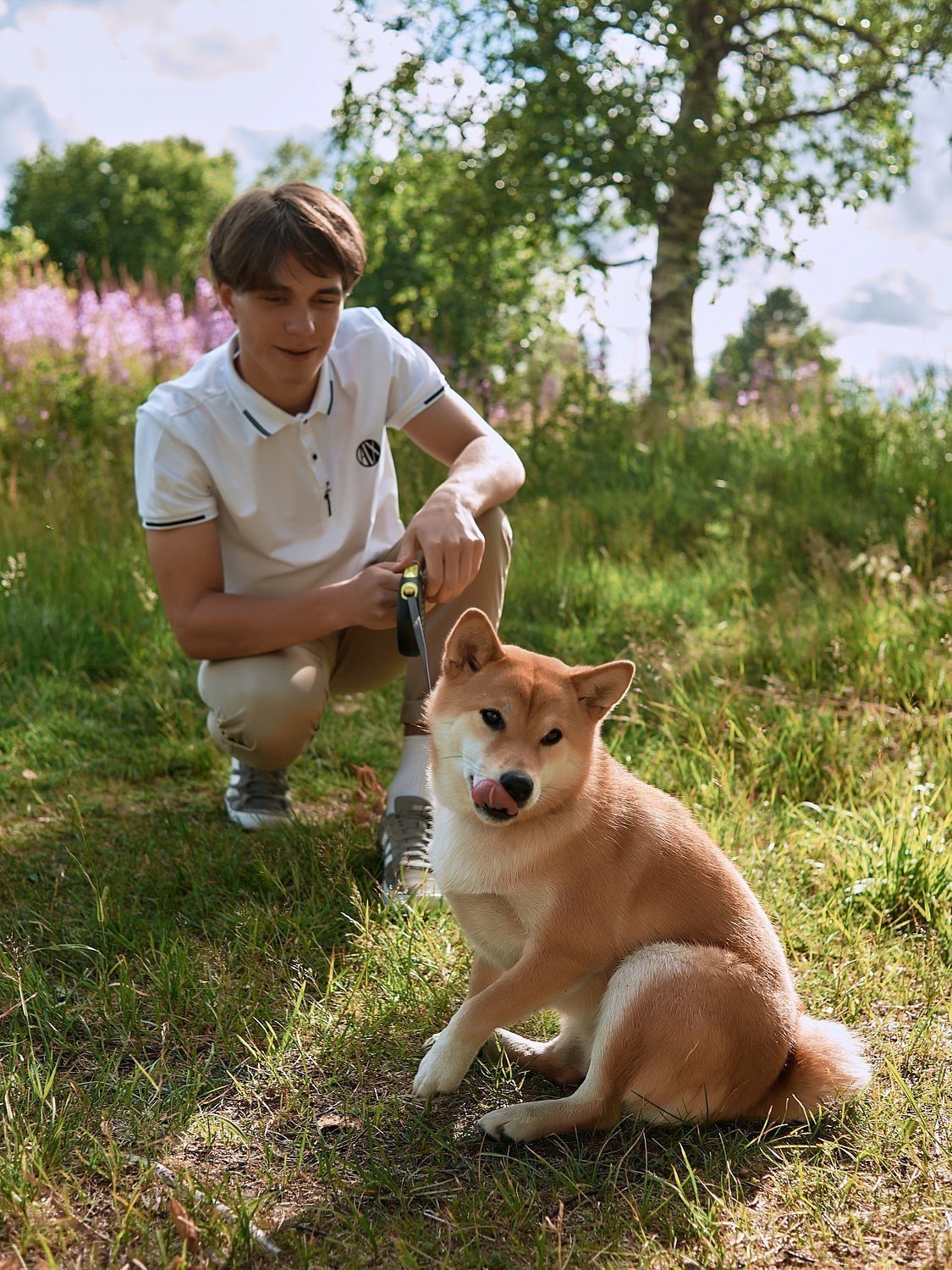 Семейная прогулка с Ами. Портретный фотограф в Санкт-Петербурге