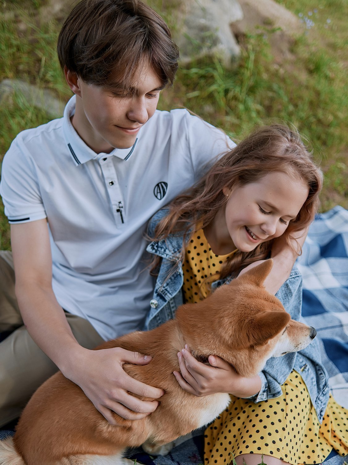 Семейная прогулка с Ами. Портретный фотограф в Санкт-Петербурге