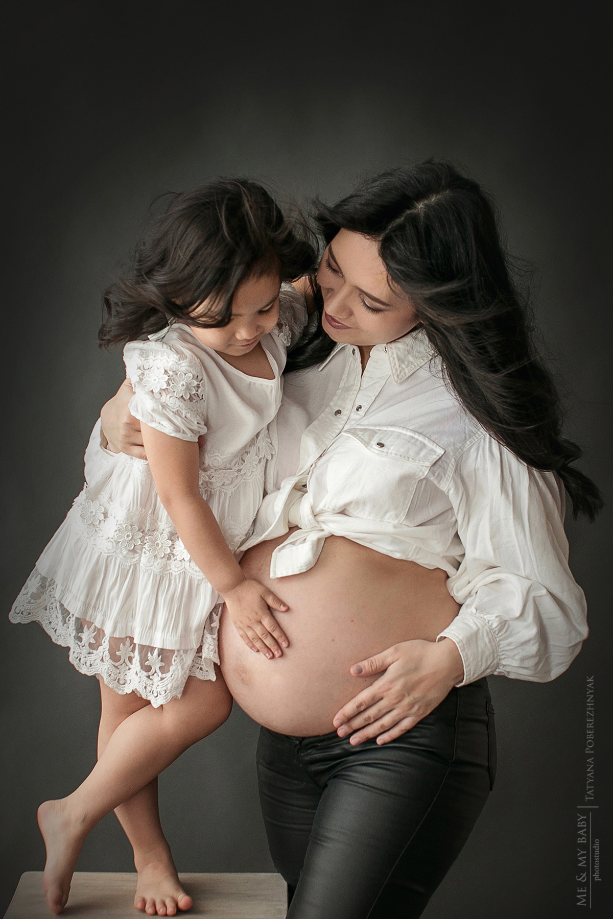 Фотографии с животиком будет интересно пересматривать спустя время вместе с детьми