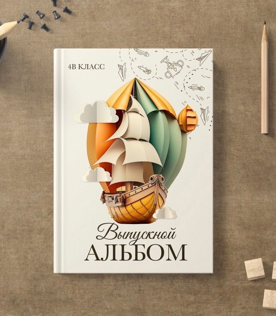 Дизайн Мечта Корабль, выпускной альбом для детского сада. Ваш фотограф Медведева Лариса Липецк 89995303953 medlori fotobook