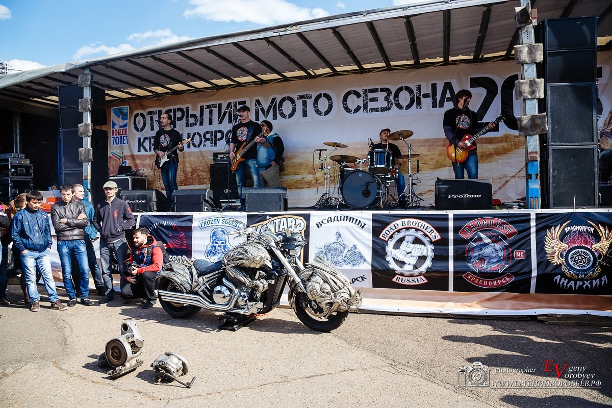 Открвтие Байкерского сезона в Красноярске