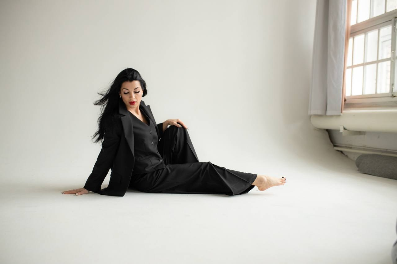 Женский портрет на циклораме и в студии. Фотограф Москва