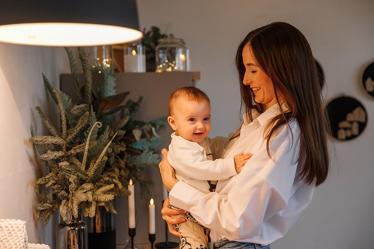 Зимняя фотосессия в студии. Фотограф Олеся Жомер