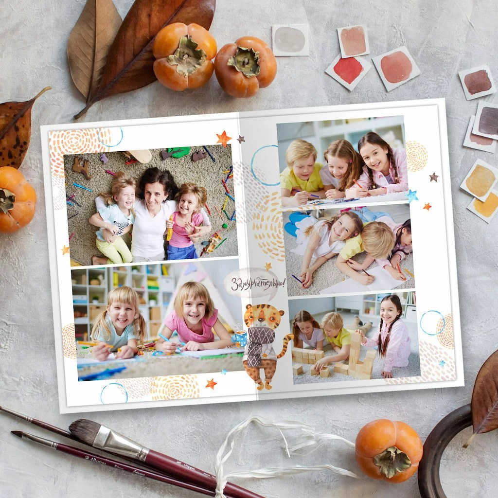 Дизайн «Тигрята». Medlori fotobook Выпускные альбомы в Липецке Лариса Медведева