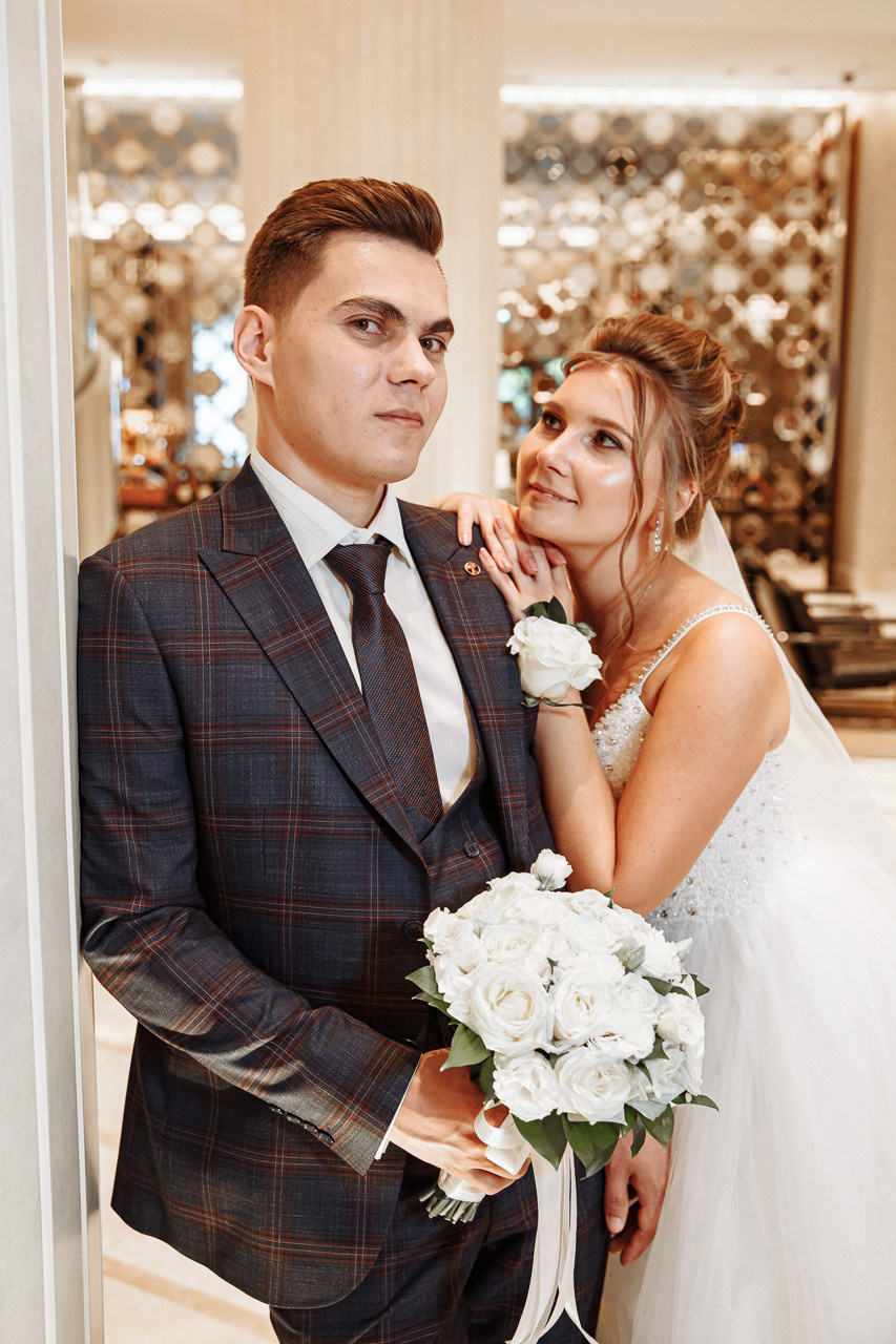 Свадебная фотосессия в Hyatt Regency Москва. Свадебный фотограф Москва и МО Сергей Киржаев