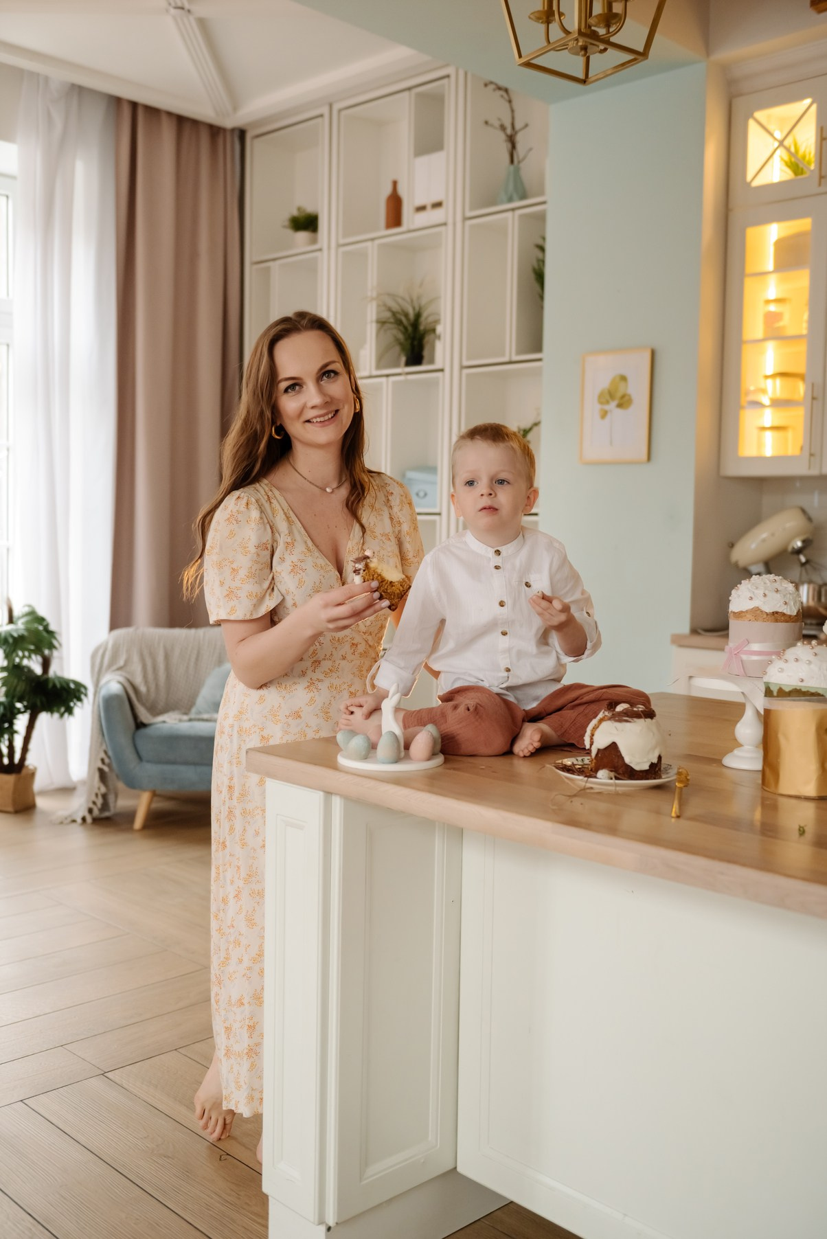 Семейная. Пасха с цыплятами. Свадебный и сеейный фотограф в Санкт-Петербурге Елена Худякова