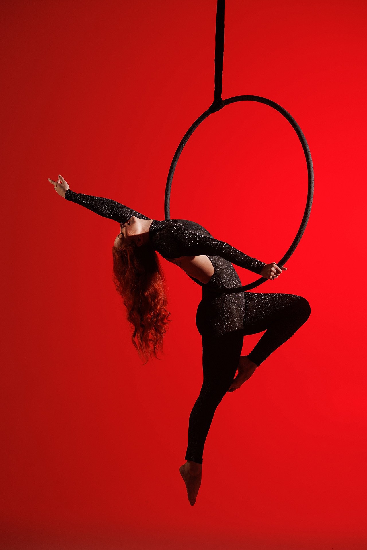 Фотосессия на воздушных полотнах. Профессиональный фотограф в Новосибирске