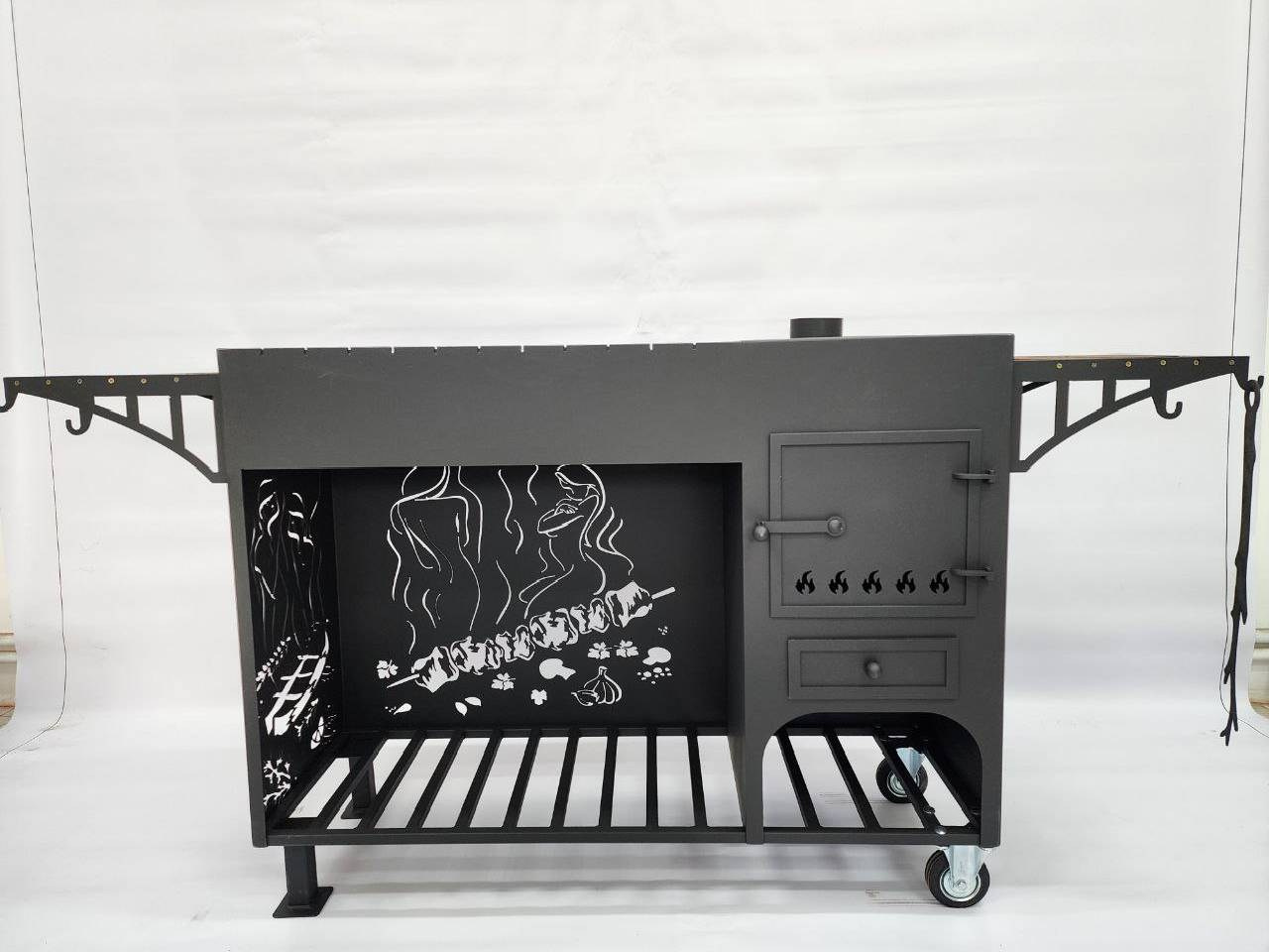 Мангалы с печью под казан. Купить / заказать мангал для дома в Краснодаре от производителя «Мангал Мастер»