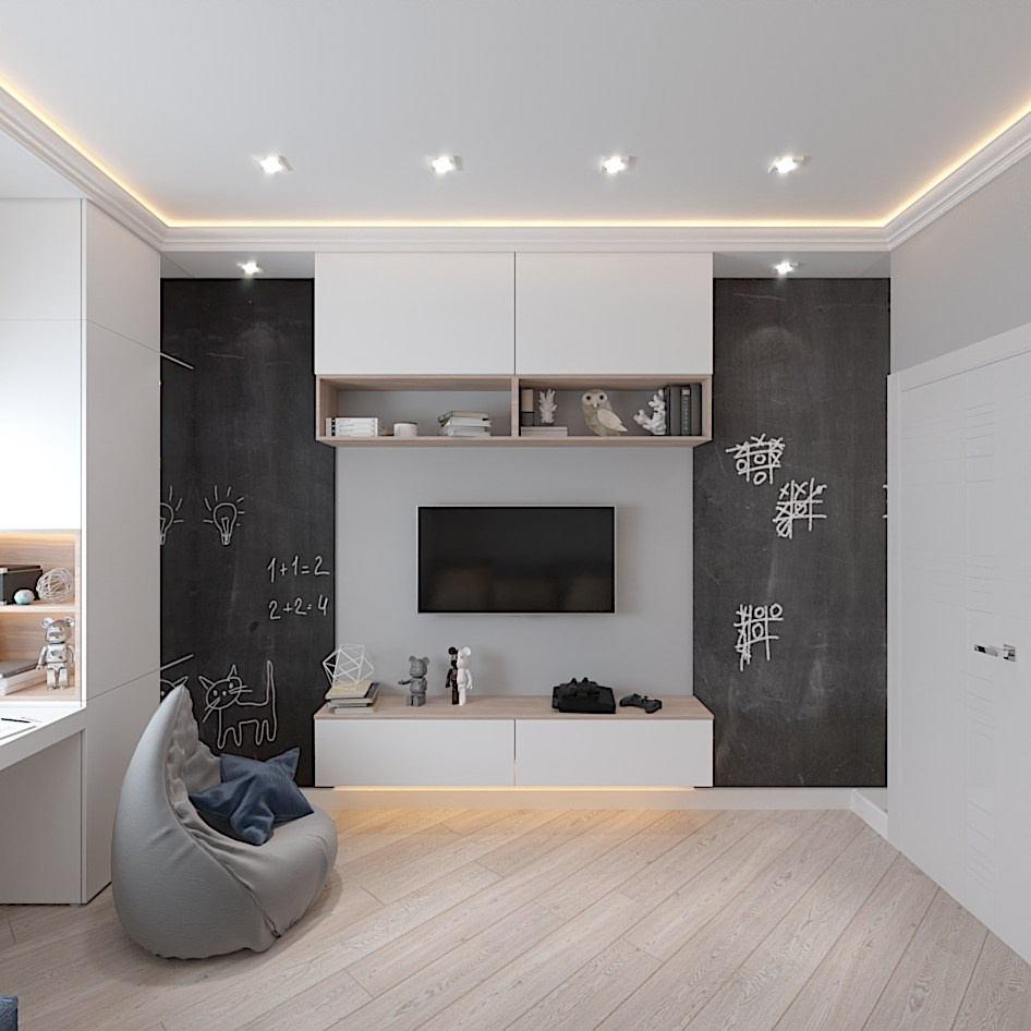 Комната мальчика. Студия дизайна FishkaRom в Краснодаре и по всей России