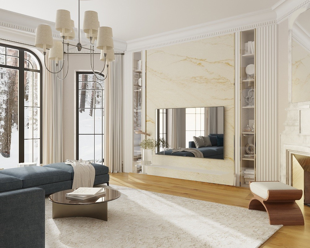 КП Ричмонд. Дом 450 кв. м. Чугунова Анастасия. Дизайн интерьеров и архитектурное проектирование