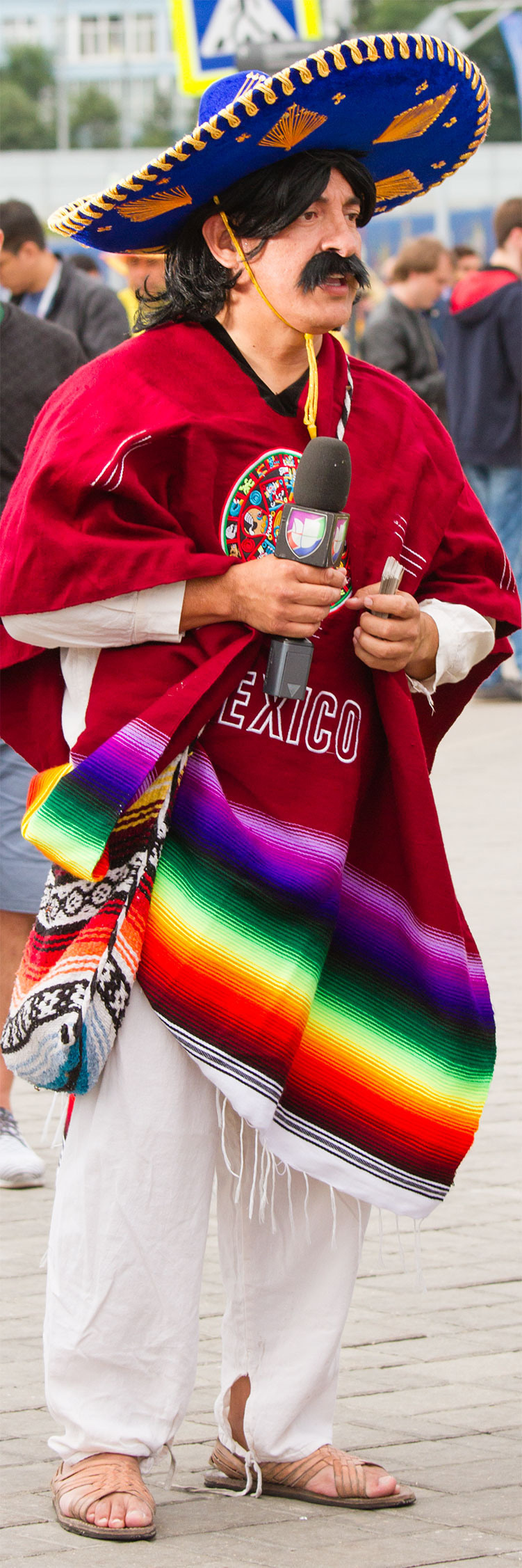 Футбольные болельщики на Чемпионате Мира по футболу. Фотоархив • Портретная съемка
