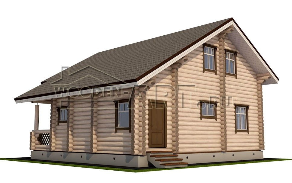 «Нахабино» 192 кв. м. Проекты деревянных домов