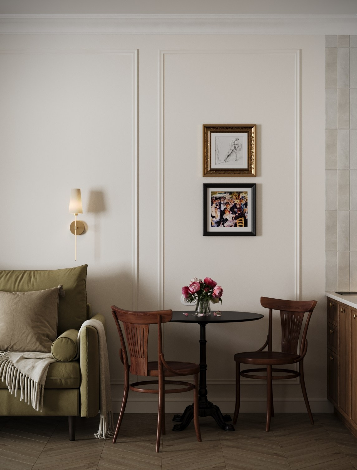 3Д визуализация квартиры ЖК Достижение 24 m². Заказать 3Д визуализацию интерьеров — Дарья Веденёва