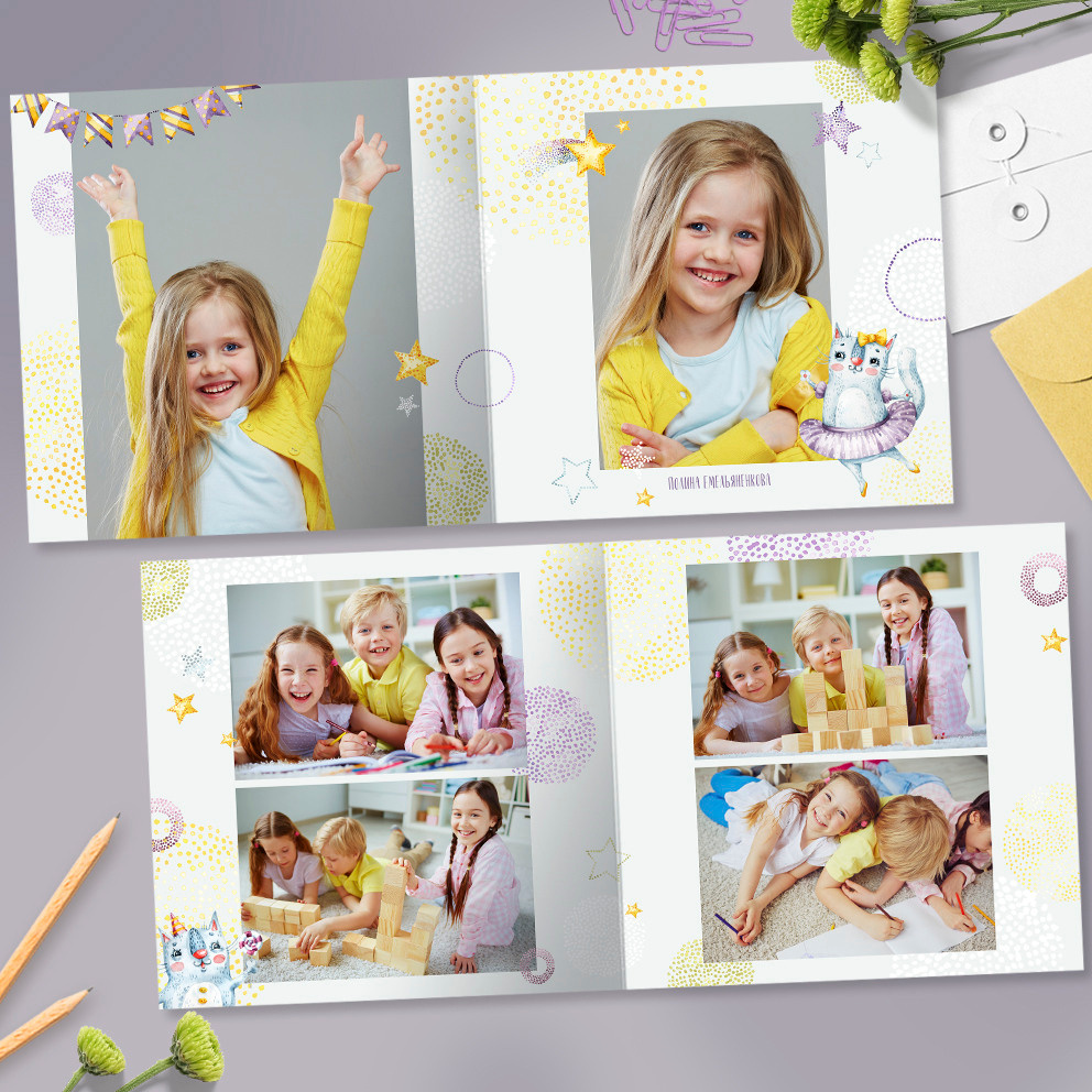 Выпускные альбомы для детского сада. Семейный фотограф в Москве Наталья Чуб, заказать Фотокнигу
