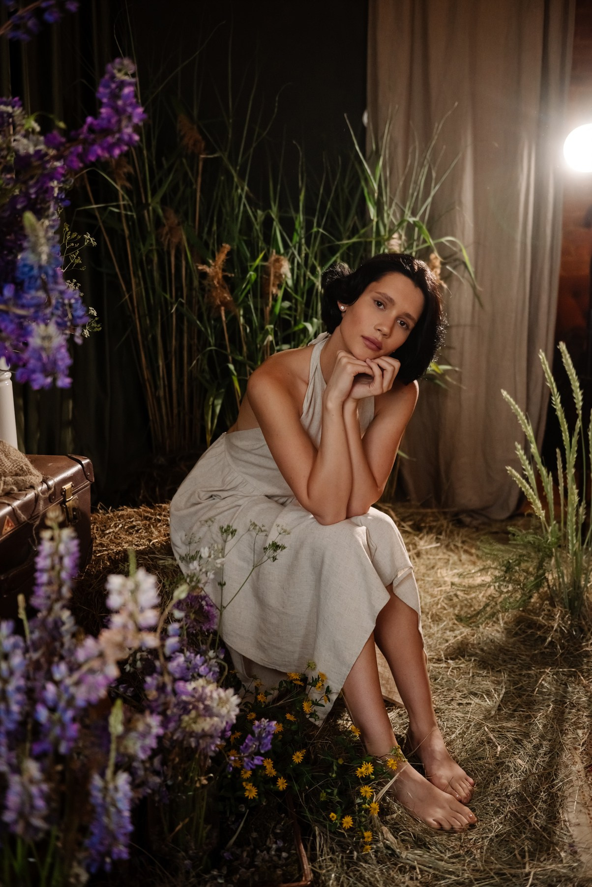 Индивидуальная. С люпинами. Свадебный и сеейный фотограф в Санкт-Петербурге Елена Худякова