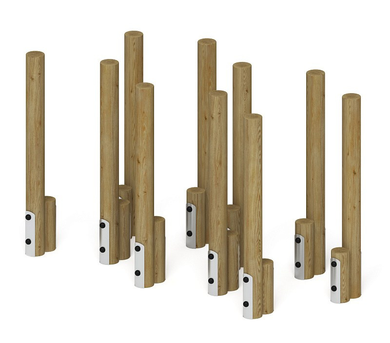 Бум-лабиринт (Лиственница орех) СО 2.55.04-Л.И1.02 Габариты (ШхДхВ): 2880х1340х1800 Зона безопасности, мм: 5880х4340