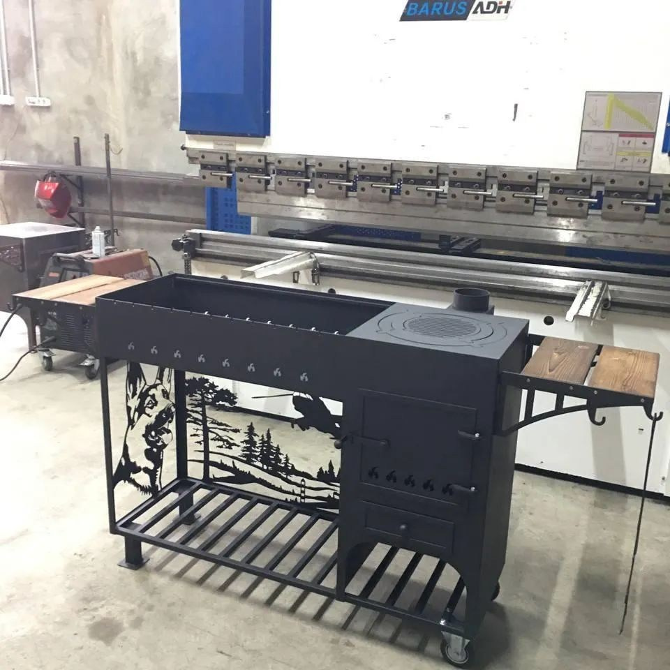 Мангалы с печью под казан. Купить / заказать мангал для дома в Краснодаре от производителя «Мангал Мастер»