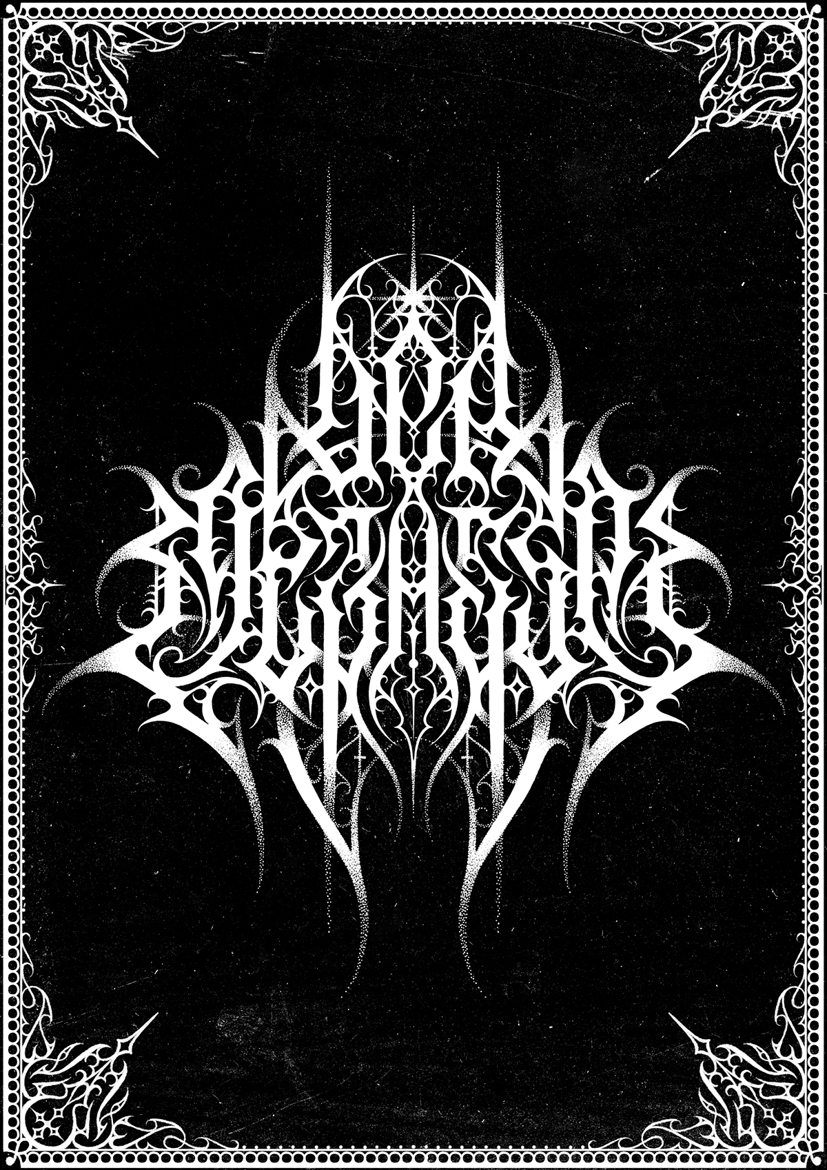 Der Melasse. GNOIZM | Metal Logos & Dark Lettering