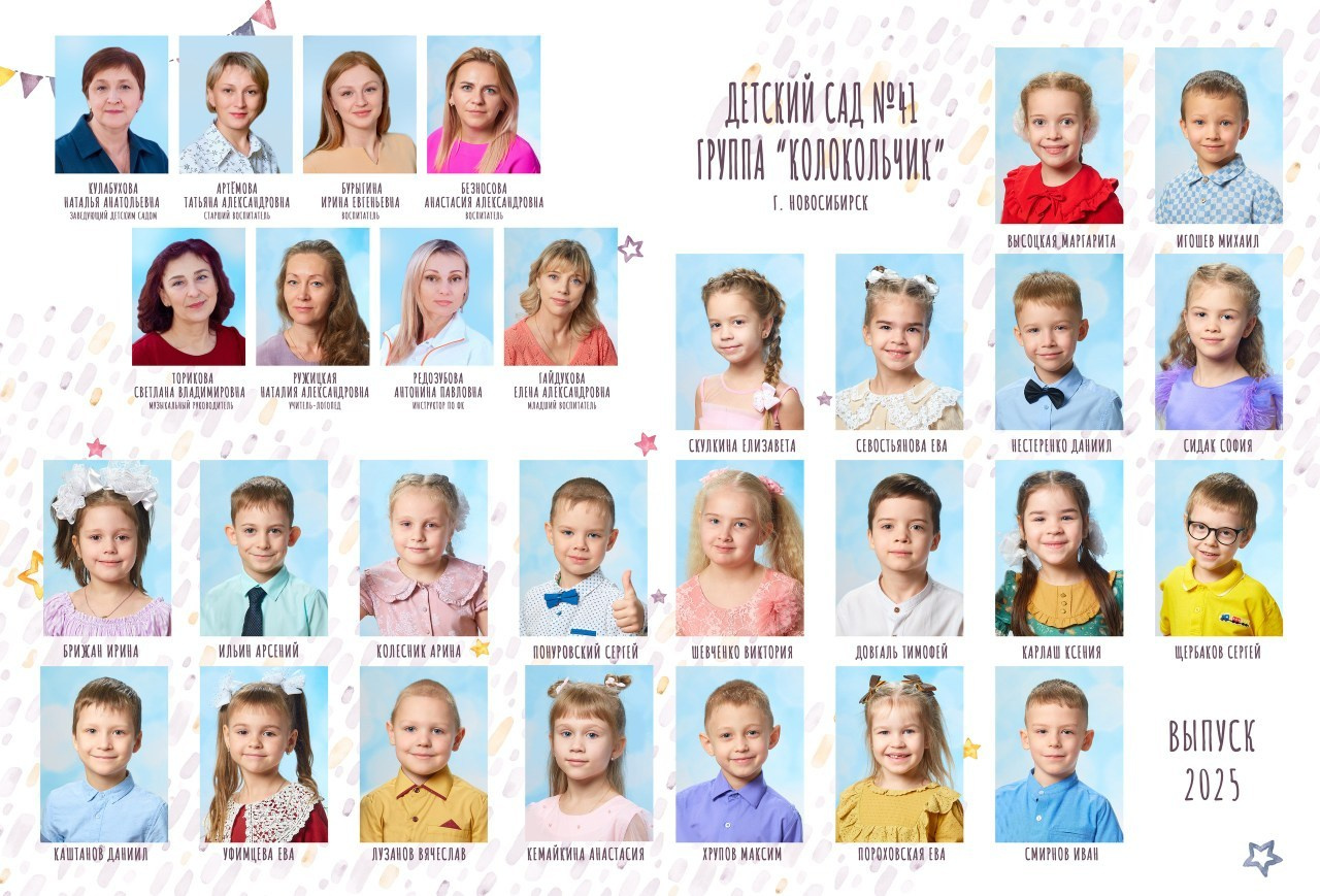 Отзывы о работе фотографа для школы и детского сада в Новосибирске. Выпускной альбом Новосибирск