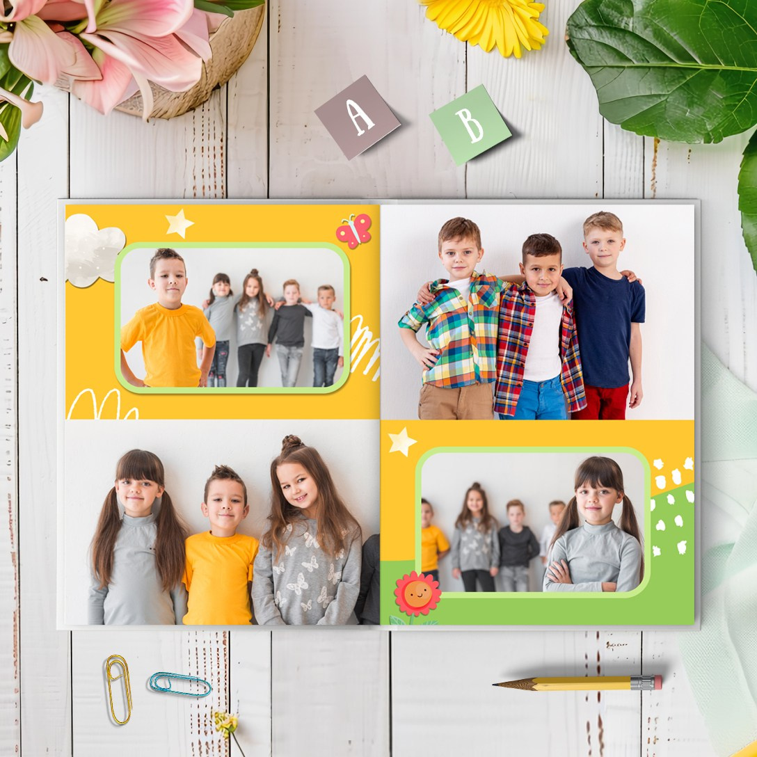 Дизайн — Радуга 23×23. Medlori fotobook Выпускные альбомы в Липецке Лариса Медведева