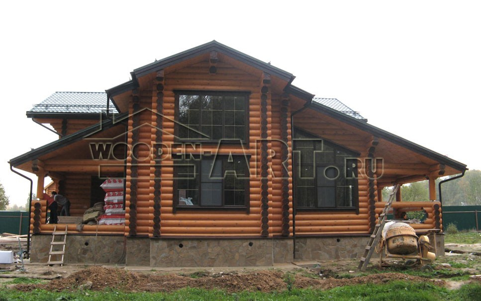 Сычево 273 кв. м. Проекты деревянных домов