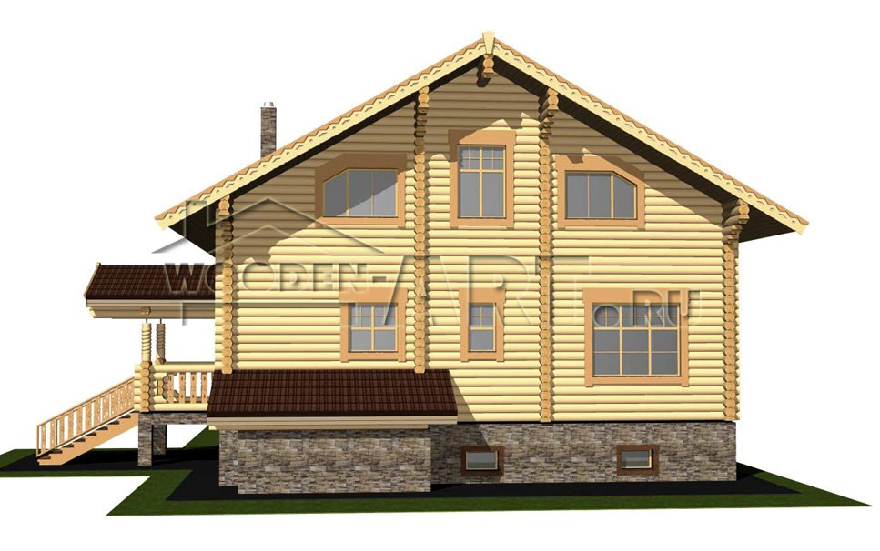 «Ягунино» 355 кв. м. Проекты деревянных домов