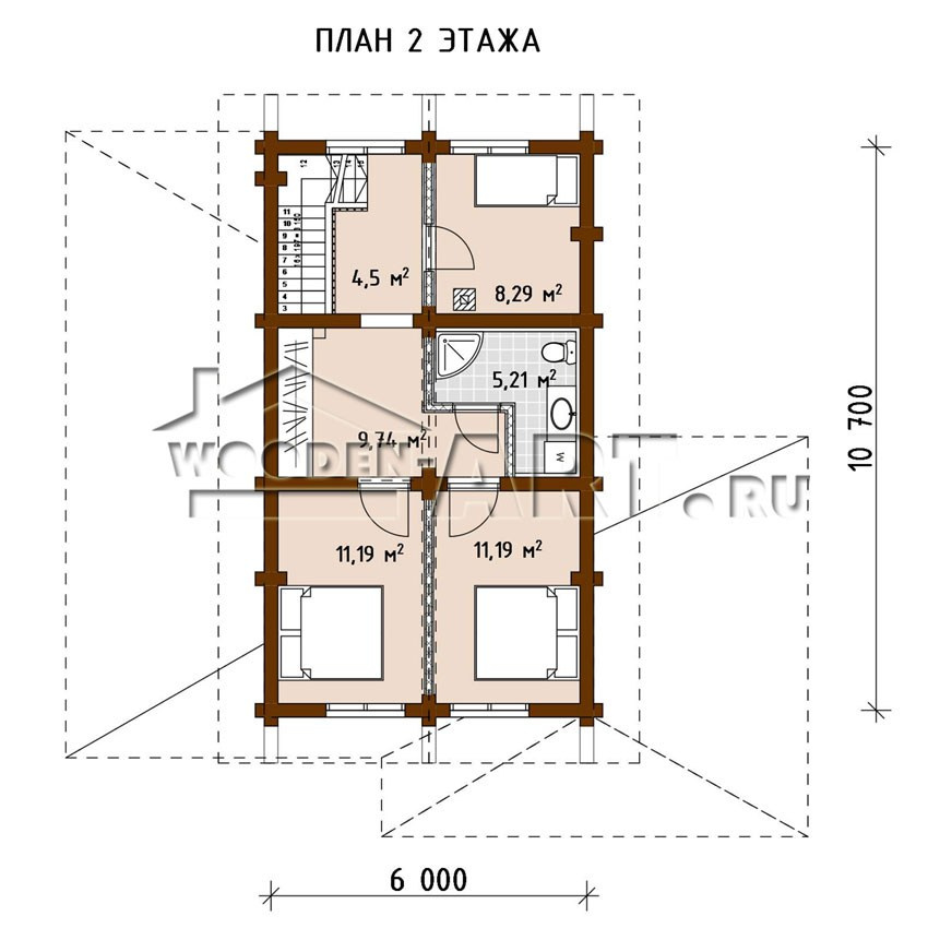 «Журавлево» 182 кв. м. Проекты деревянных домов